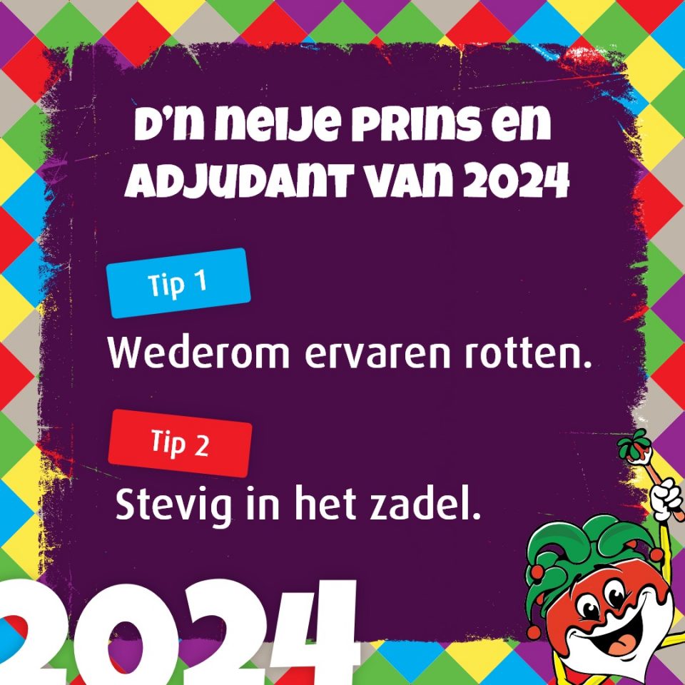 De tips die leiden naar de nieuwe Prins van de Knöllekes
