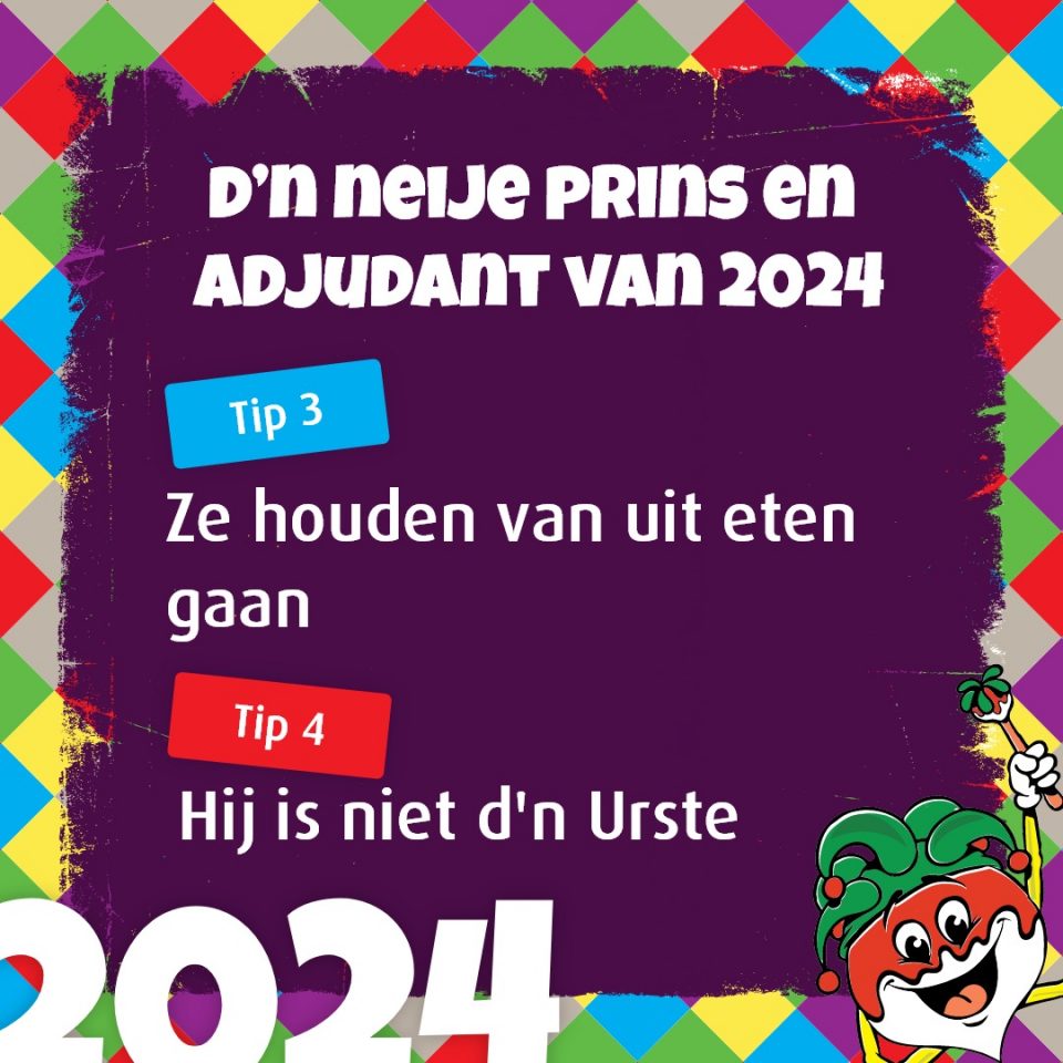 De tips die leiden naar de nieuwe Prins van de Knöllekes
