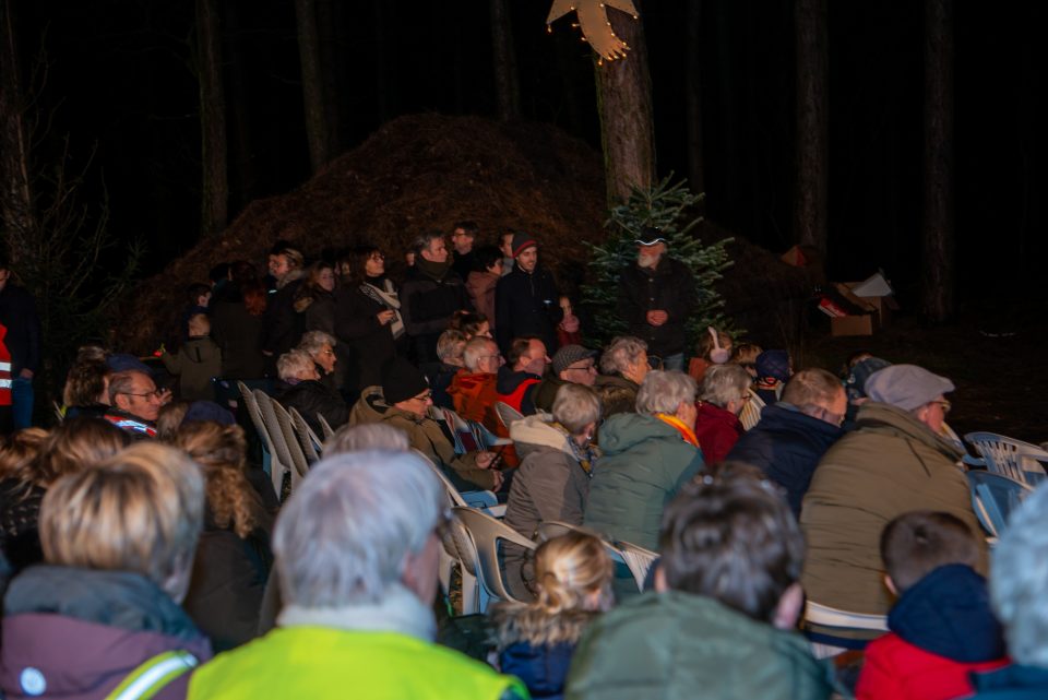Veel belangstelling voor levende Kerststal Venhorst