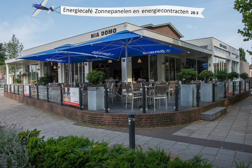Energiecafé over zonnepaneleninstallaties en energiecontracten
