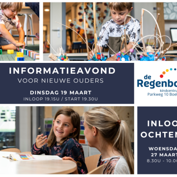 Informatieavond en inloopochtend KC de Regenboog