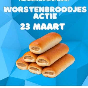 Worstenbroodjes actie Habo’95 – 23 maart 2024