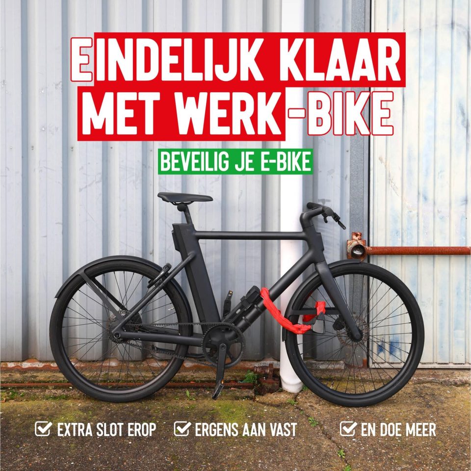 Zet je E-bike goed op slot!