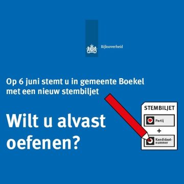 Oefen met nieuw stembiljet voor Europese Parlementsverkiezingen