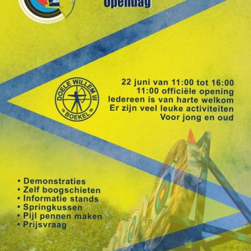 Open dag, handboogvereniging Doele Willem III Boekel, 165 jaar