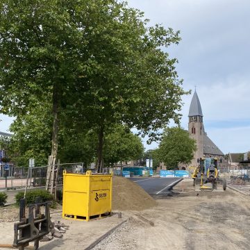 Weg voor Zuidwand geasfalteerd