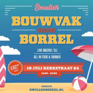 Bouwvak Summer Borrel bij Smullen Grand Café