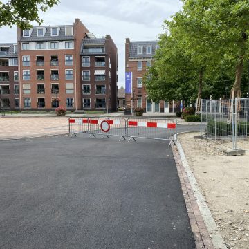 Weg tijdelijk afgesloten van Sint Agathaplein richting Kerkstraat