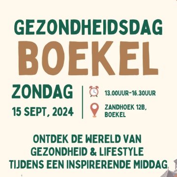 Gezondheidsdag Boekel: ontdek gezondheid en lifestyle