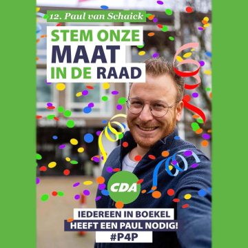 Paul van Schaick nieuw raadslid in Boekel namens CDA