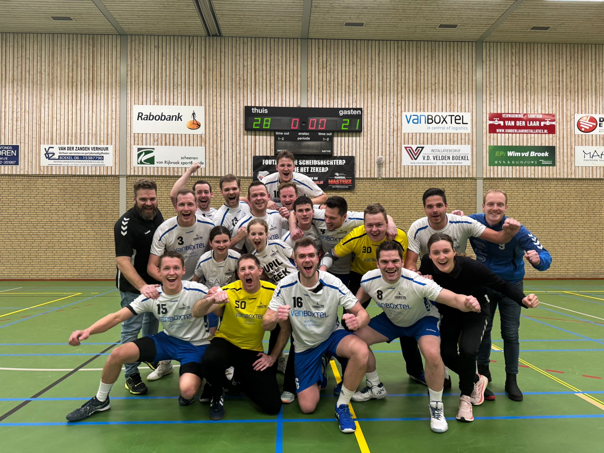 Habo ’95 komt goed uit winterstop met winst op Huissen