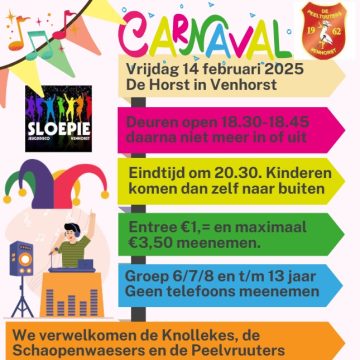 Carnaval bij Sloepie