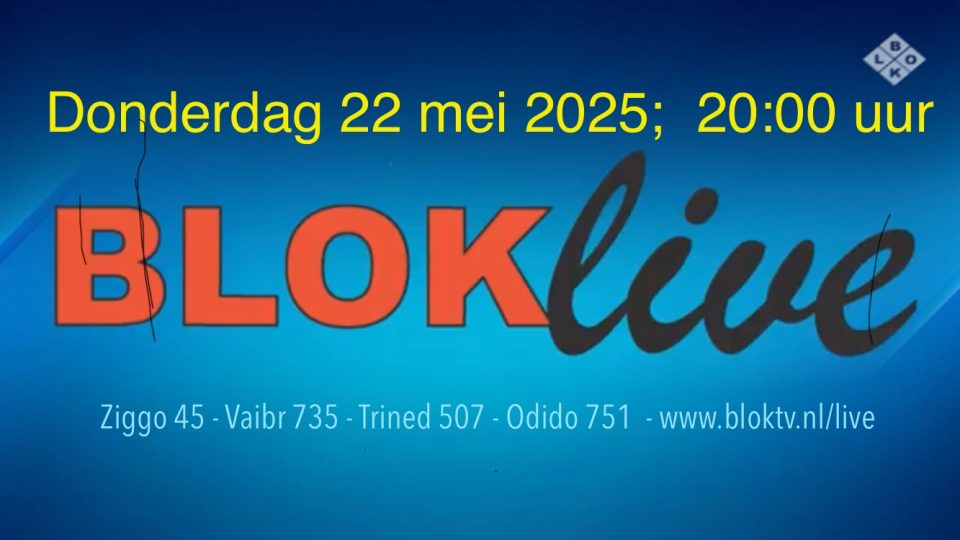 BlokLive uitzending mei