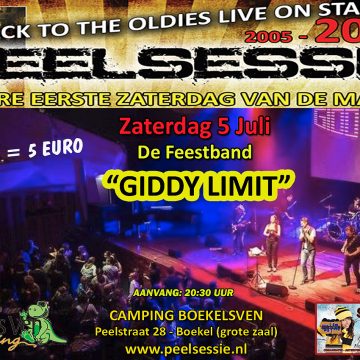 Peelsessie feestband Giddy Limit