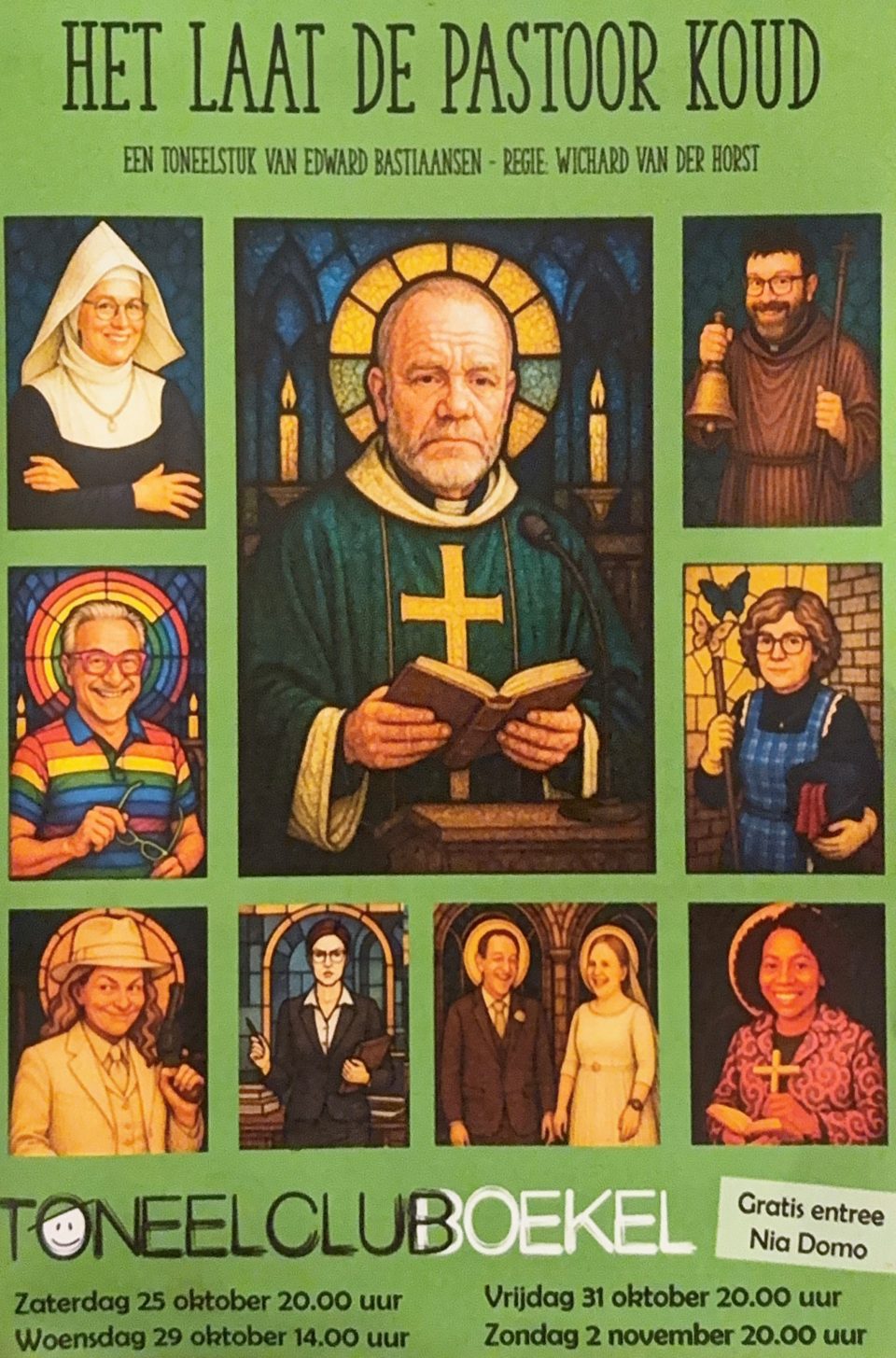 Toneelclub Boekel presenteert: Het laat de pastoor koud