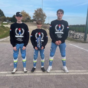 Drie regio kampioenen bij het Handelse Talent BMX Team