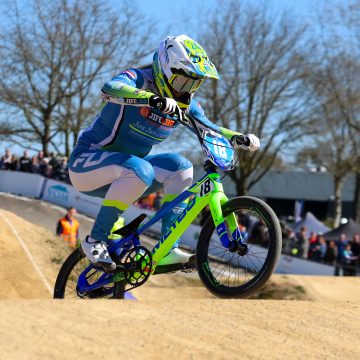 Nationale BMX wedstrijd met het Talent BMX Team in Kampen