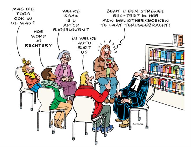 Bibliotheek: Ga in gesprek met de rechter bij Meet the Judge