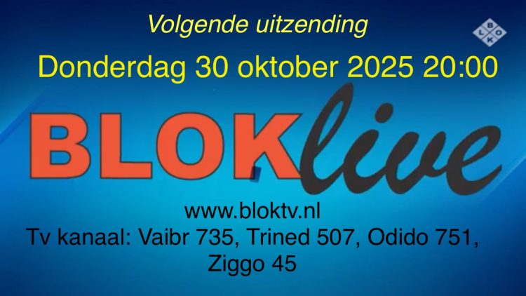 BlokLive 30 oktober 20:00