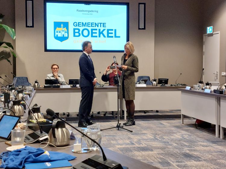 Matt Kanters officieel benoemd tot wethouder van gemeente Boekel
