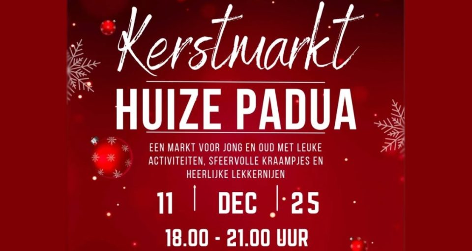 Kerstmarkt Huize Padua brengt sfeer en gezelligheid