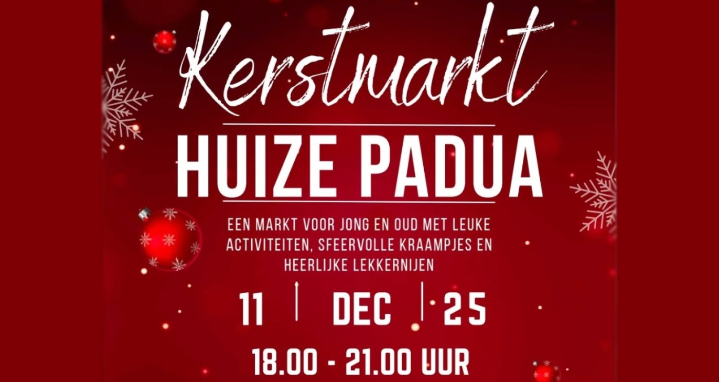 Kerstmarkt Huize Padua brengt sfeer en gezelligheid