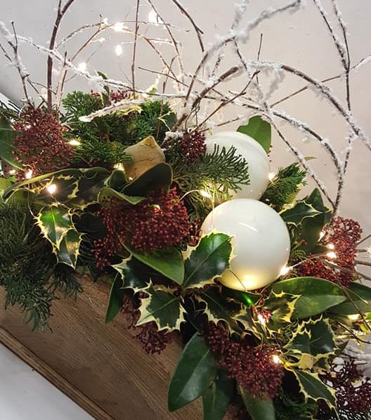 Kerststukje maken in de Vooruitgang