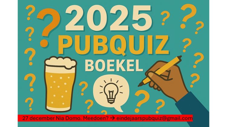 Laatste plekjes voor Eindejaarspubquiz 2025