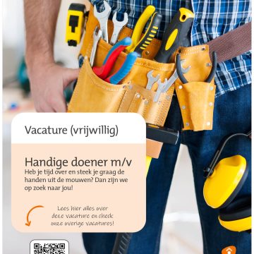 Vrijwillige klusser (m/v) gezocht