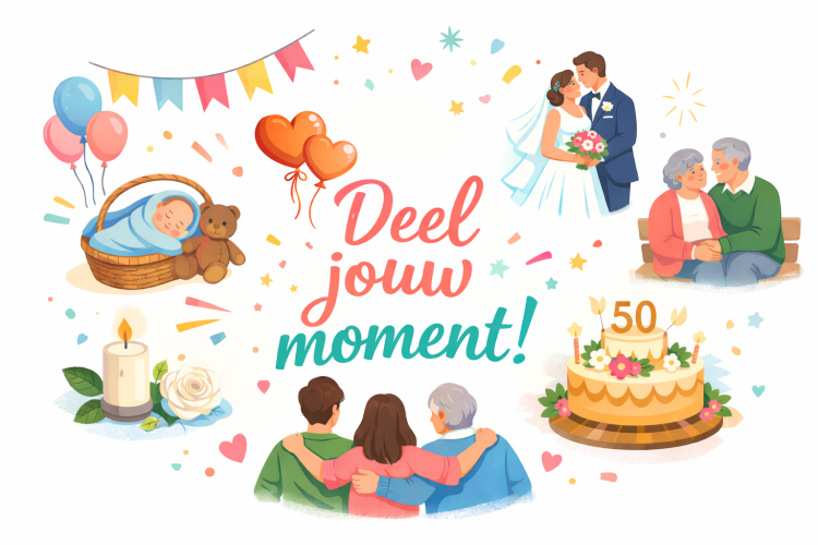 Persoonlijke mededelingen via het nieuwsblad