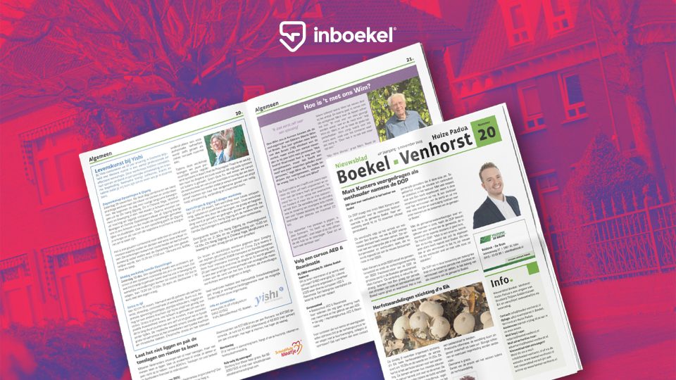 inBoekel en Nieuwsblad Boekel-Venhorst-Huize Padua slaan de handen ineen!