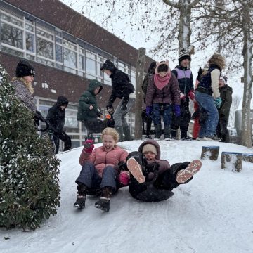 Sneeuwpret op Kindcentrum Octopus