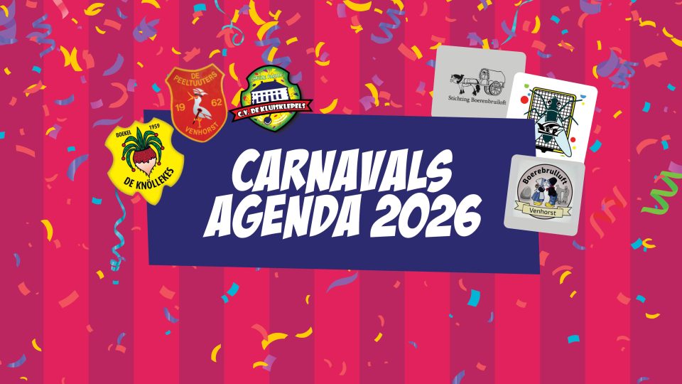 Carnavalsagenda 2026