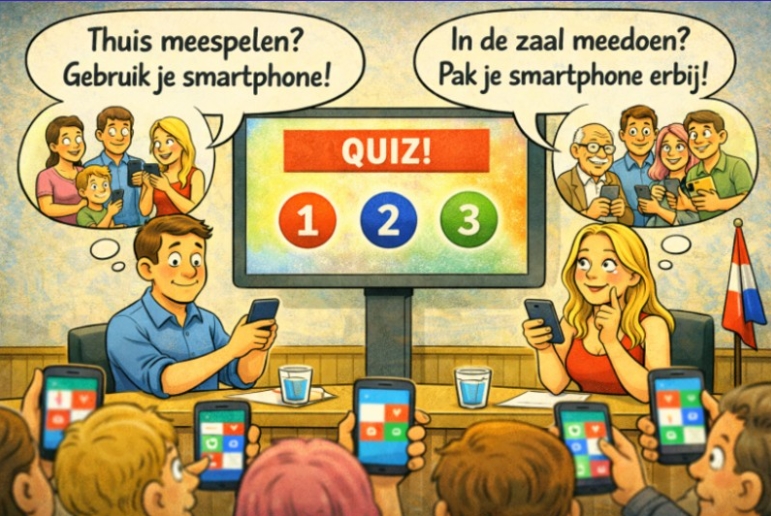 BLOK tv: doe mee met de QUIZ! + Live verkiezingsuitslag vanuit Nia Domo