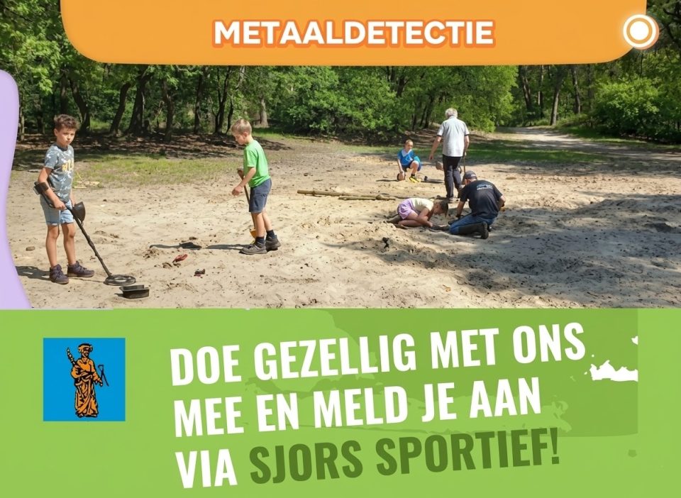 Schatzoekers gezocht! Vind verborgen voorwerpen met een metaaldetector