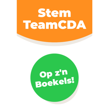 CDA: Stem daarom TeamCDA!