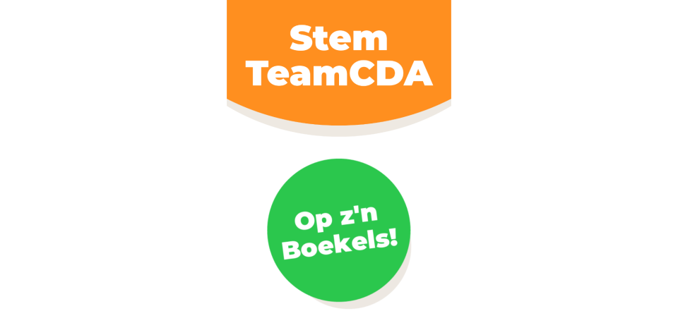 CDA: Stem daarom TeamCDA!