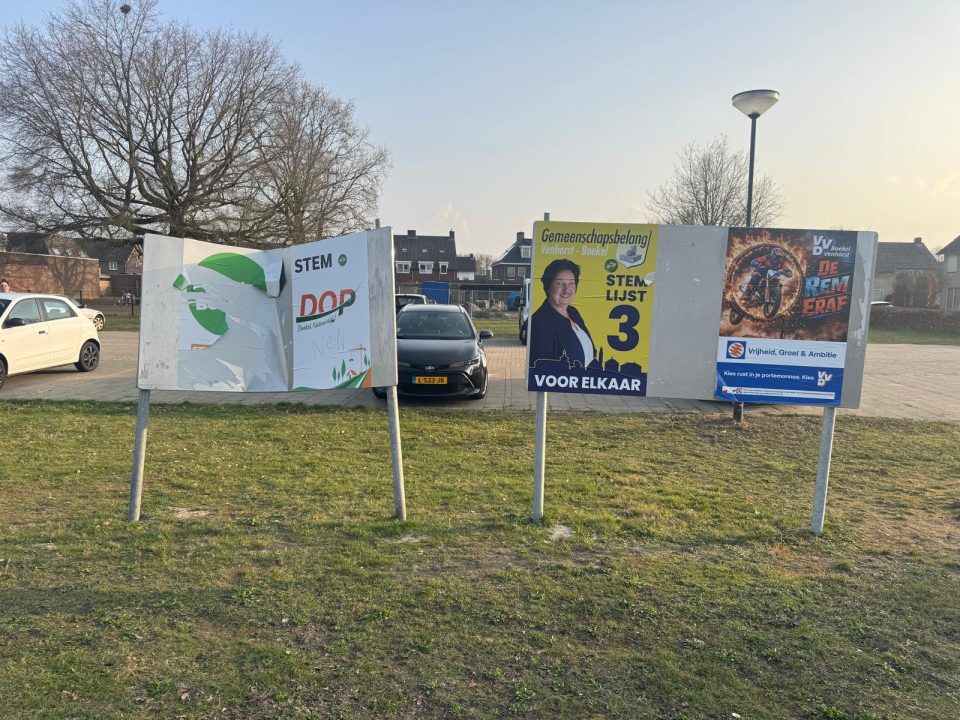 Borden zijn tijdelijk, gesprekken blijven