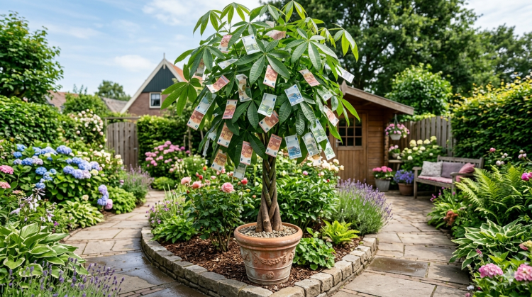 Heb jij een bloeiende geldboom in je tuin?