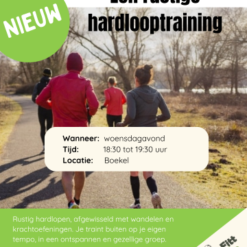Rustige hardlooptraining – start 20 mei!