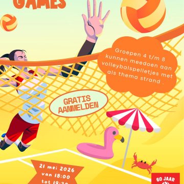 Beachvolleybalplezier voor kinderen