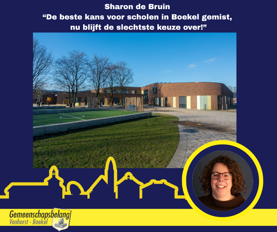 Gemeenschapsbelang: De beste kans voor scholen in Boekel gemist, nu blijft de slechtste keuze over