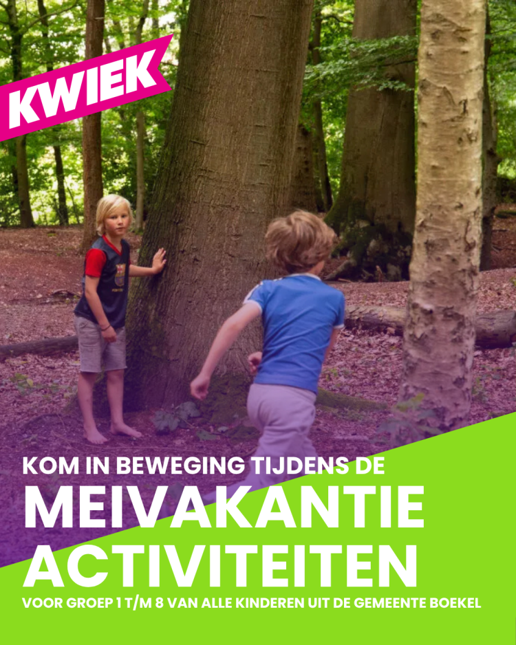 Sport- en spelactiviteiten in de meivakantie bij Kwiek!