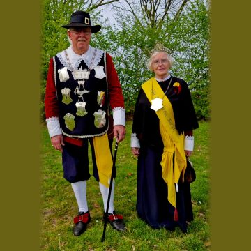 Nieuw koningspaar voor gilde St. Agatha: Frits en Anita