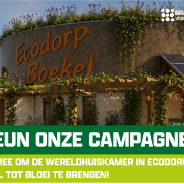 Ecodorp Boekel start crowdfunding voor groene buitenruimte Wereldhuiskamer