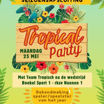 25 mei seizoensafsluiting bij Boekel Sport 
