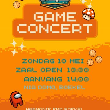 Gameconcert Harmonie EMM in samenwerking met schoolleerlingen