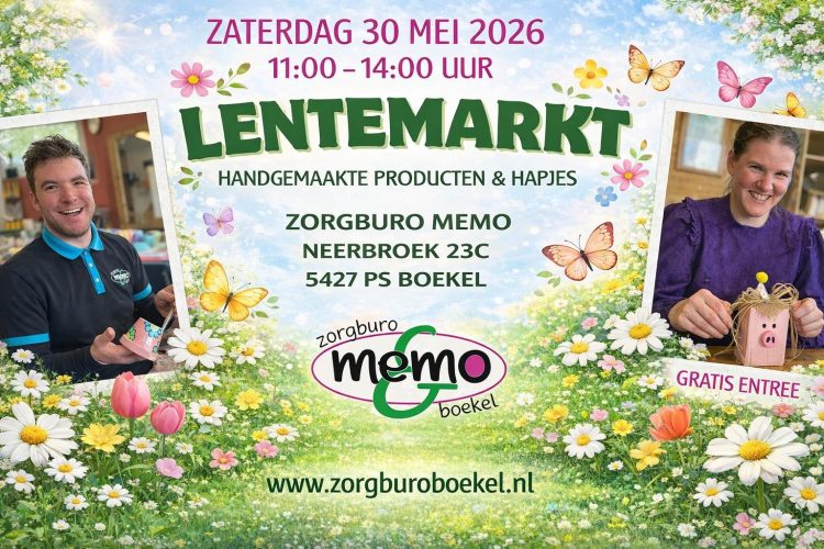 Lentemarkt bij Zorgburo MeMo