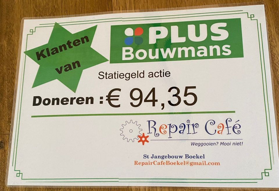 Op een ‘vrije’ dag naar het Repair Café