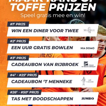 De inBoekel WK-poule: de prijzen zijn bekend!
